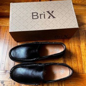 Black Leather Men's shoes size 9